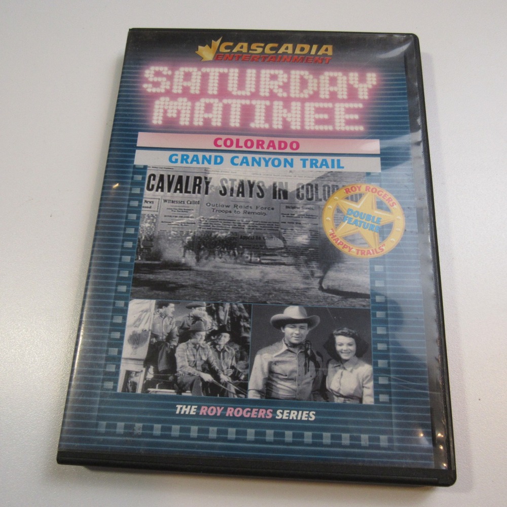 Saturday Matinee Colorado Roy‎ Rogers Double Feature DVD
